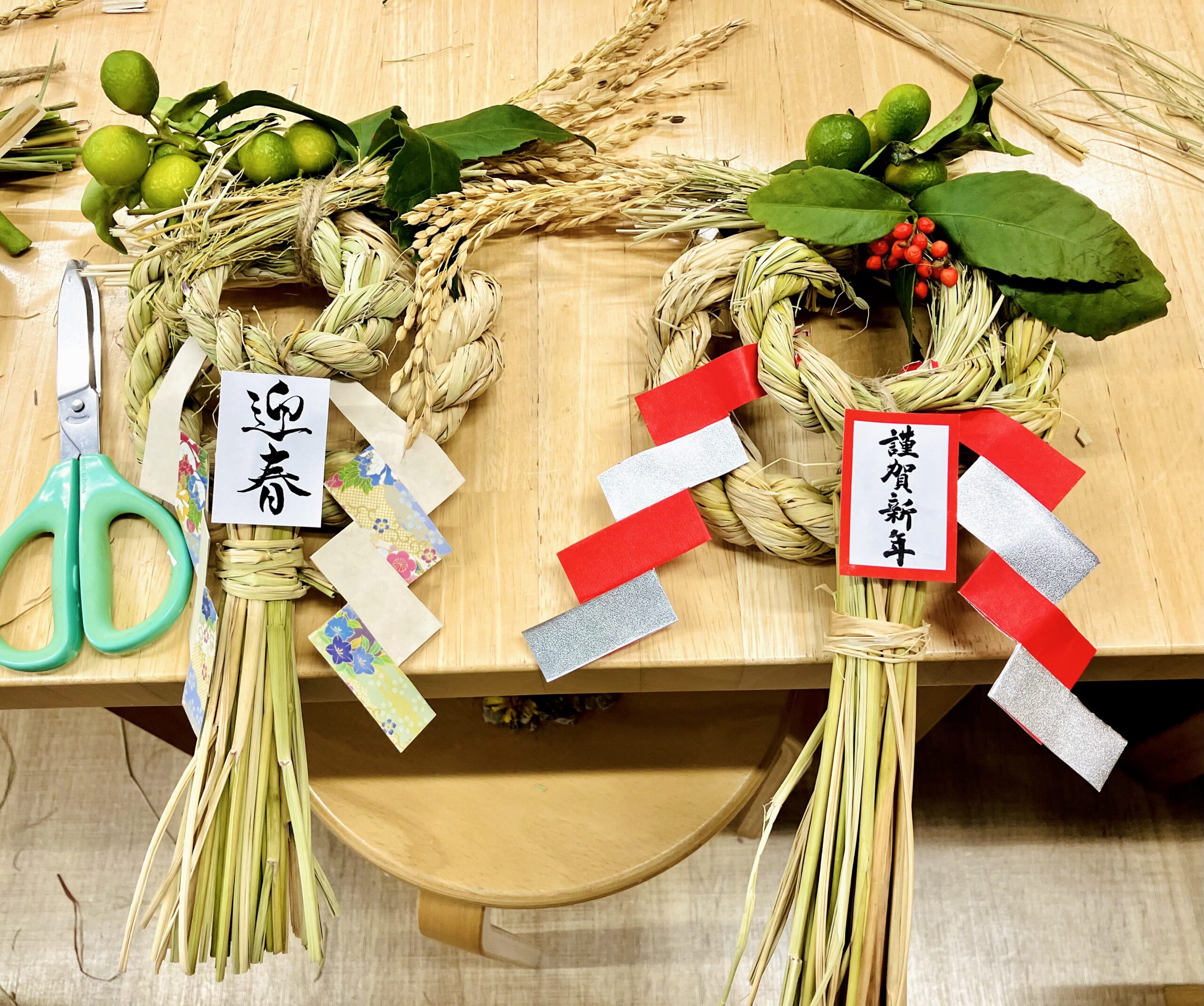 農耕から生活を彩ろう自然素材でつくるしめ縄づくりイメージ1