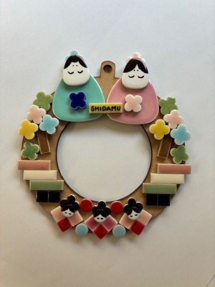 しだみゅーdeひな祭りリース作りイメージ1